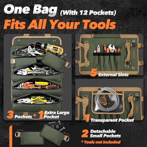 50% Off Hinshark Roll Up Tool Bag for Father's Day - Image 4