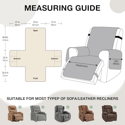 50% Off VANSOFY Waterproof Recliner Chair Cover - Image 3