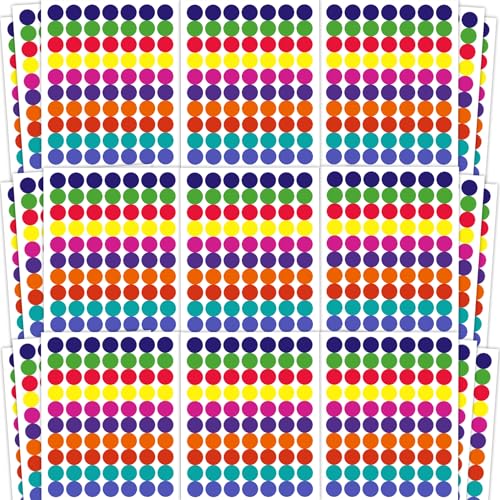 63% Off 1400 PCS Colored Dot Stickers for Labeling & Crafts - Image 2