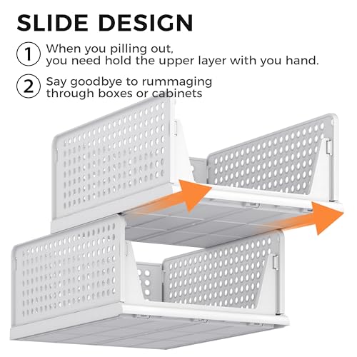 50% Off Pinkpum 6 Pack Closet Organizer Storage Bins - Image 7