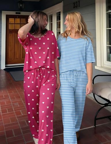 41% Off Ekouaer 2 Pack Women's Pajama Sets with Pockets - Image 5