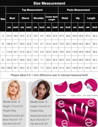 41% Off Ekouaer 2 Pack Women's Pajama Sets with Pockets - Image 7