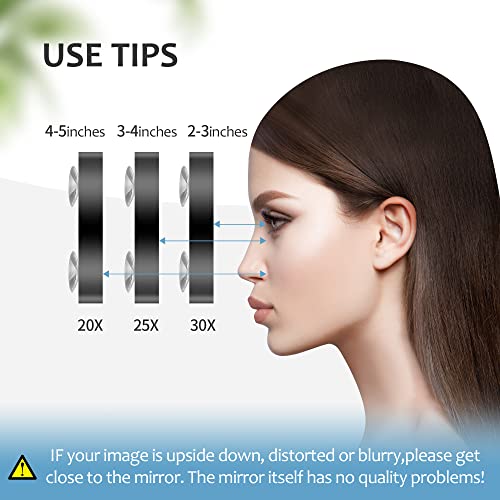 47% Off MIYADIVA 30X Magnifying Travel Mirror with Tweezers - Image 7