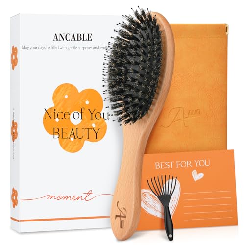 Save 38% on Ancable Boar Bristle Hair Brush Gift Set - Image 2