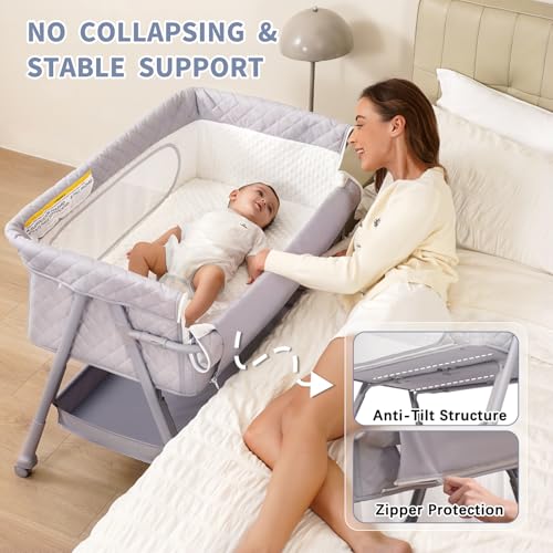 50% Off Kiniew Adjustable Bedside Bassinet for Infants - Image 4