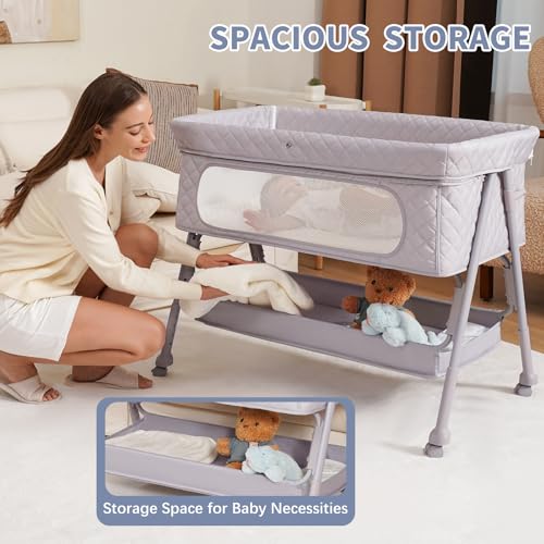 50% Off Kiniew Adjustable Bedside Bassinet for Infants - Image 6
