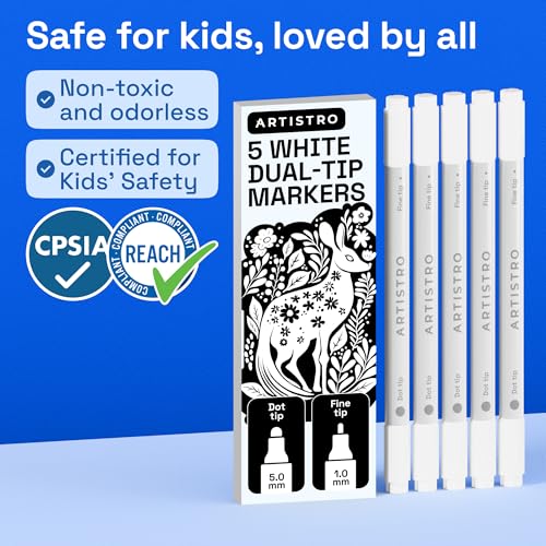 Save 53% on ARTISTRO White Acrylic Paint Markers - Image 7