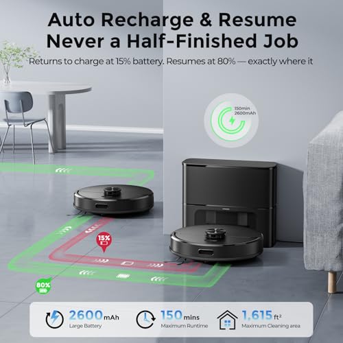 78% OFF: Kilgone Self-Emptying Robot Vacuum with 6000Pa Suction - Image 7