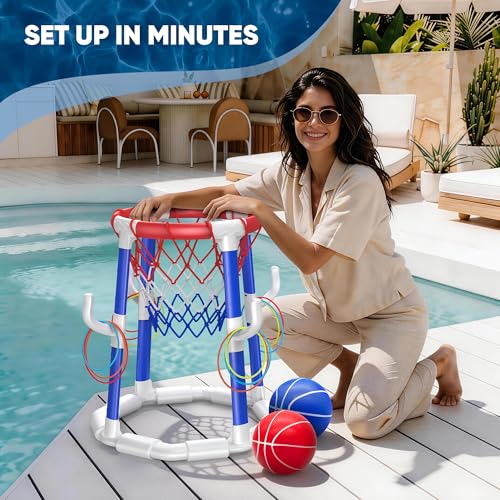 40% Off Pool Basketball Hoop Set with 2 Balls - Code XJ3YFHGH - Image 5