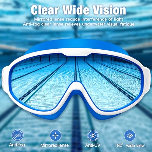 50% Off Water Space Swim Goggles 2 Pack for Adults - Image 4