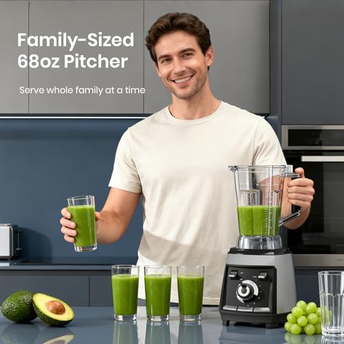 50% Off Sakgos 1800W Professional Countertop Blender - Image 8