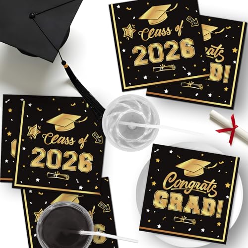 50 Pcs Graduation Napkins - Class of 2026, Save 39% - Image 8