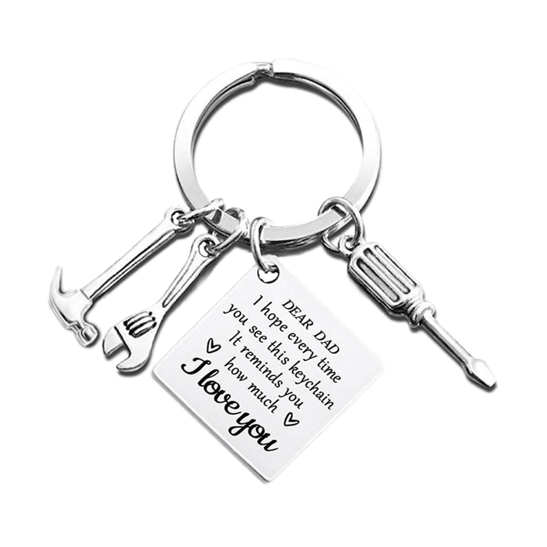 Personalized Dad Keychain: 50% Off with Coupon Code - Image 1