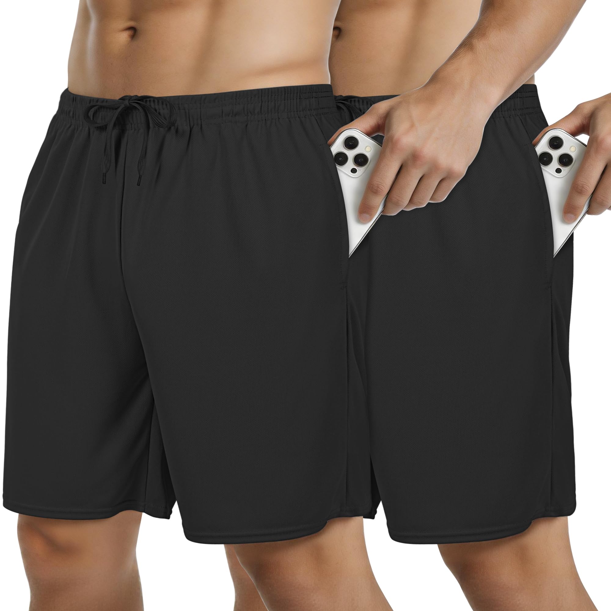 50% Off EMPTYPOP Men's Athletic Basketball Shorts 2-Pack - Image 1