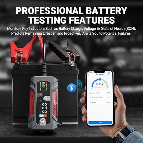 30% Off LOKITHOR 2500A Jump Starter with Bluetooth Tester - Image 5