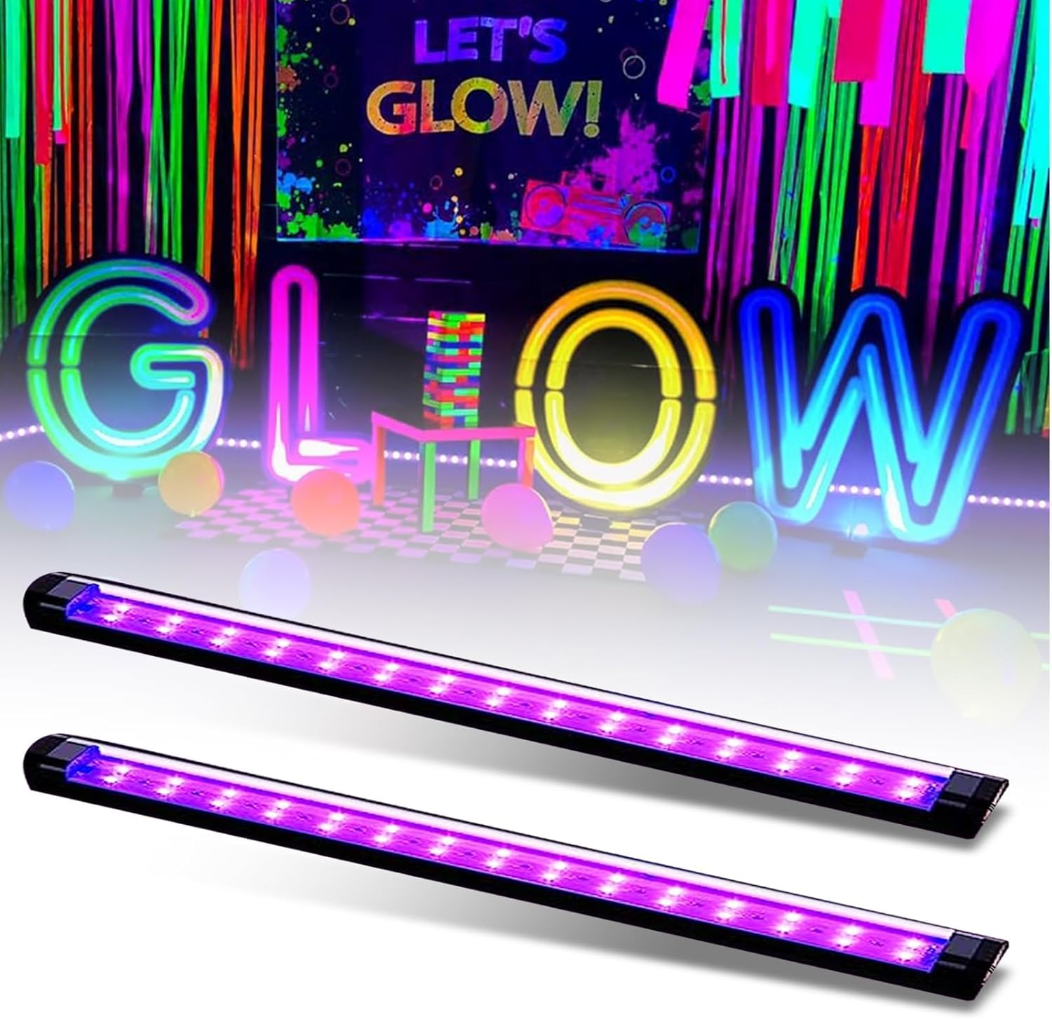 20% Off roperry 2-Pack Black Light Bars - Use Code 3OXIW3M6 - Image 1