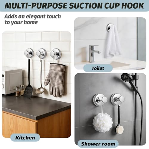 50% Off Large 15lb Suction Cup Shower Hooks - Image 6