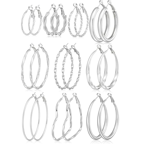 Use Code B2E8663F for Gold Hoop Earrings Set at $6.49 - Image 2