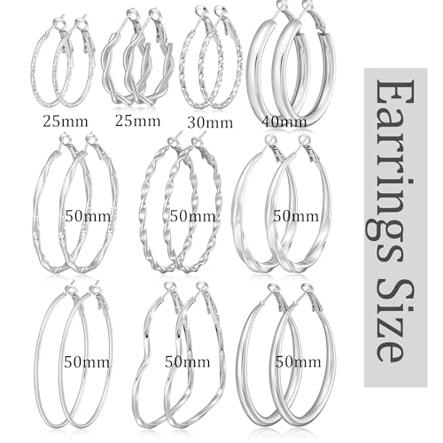 Use Code B2E8663F for Gold Hoop Earrings Set at $6.49 - Image 3
