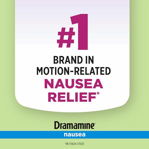 55% Off Dramamine Nausea Chewable Relief, 12 Count - Image 5