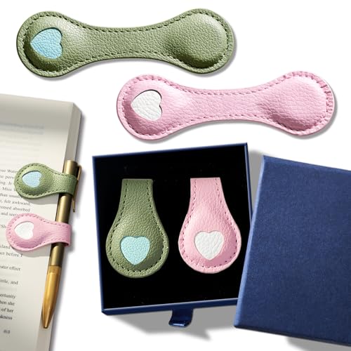 Heart Magnetic Leather Bookmarks Set - $3.49 with Code - Image 2