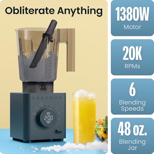 53% Off Chefman Obliterator 48 oz Countertop Blender - Image 4