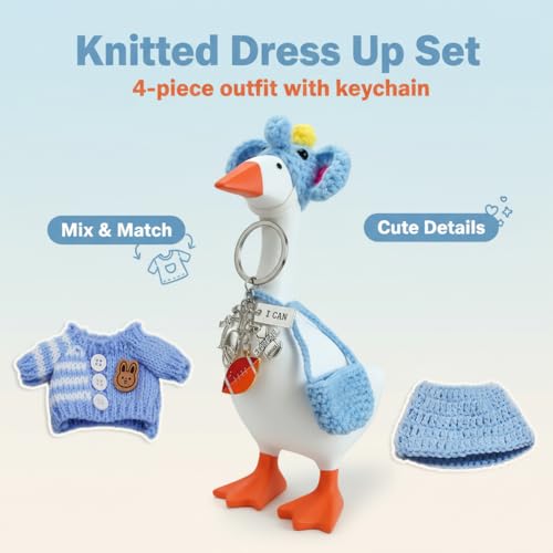 50% Off Mini Porch Goose with Outfits in Home Decor - Image 5