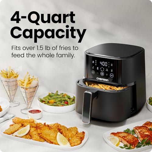 42% Off Chefman 4 QT Air Fryer with Hi-Fry Technology - Image 4