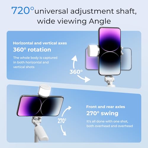 68% Off BOMIDI 50" Phone Tripod with Remote & Light - Image 7