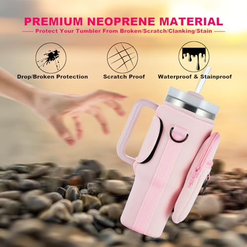 50% Off Water Bottle Carrier Bag for Stanley 40oz Tumbler - Image 4