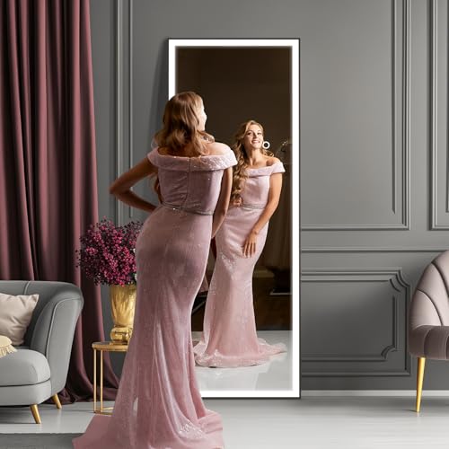 44% Off Kosmonia 56x18 LED Full Length Mirror - Image 3