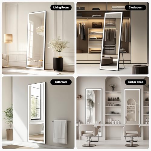 44% Off Kosmonia 56x18 LED Full Length Mirror - Image 6