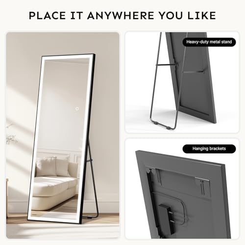 44% Off Kosmonia 56x18 LED Full Length Mirror - Image 7