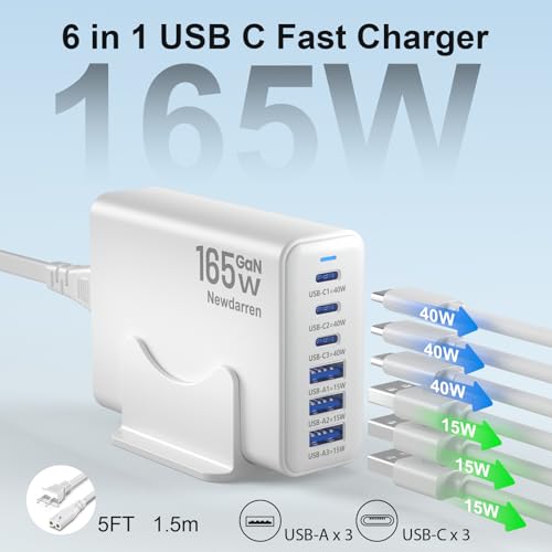 Save 45% on 165W GaN USB-C 6-Port Desktop Charger - Image 3