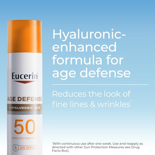 43% Off Eucerin SPF 50 Face Sunscreen with Hyaluronic Acid - Image 4