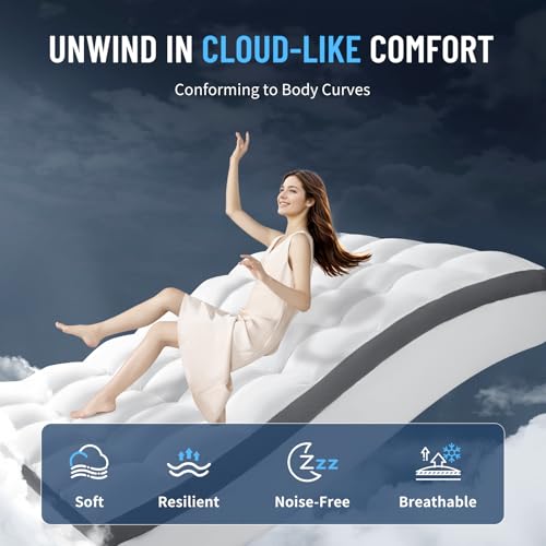 69.99 Memory Foam Mattress Topper King Size (Reg 139.99) - Image 5