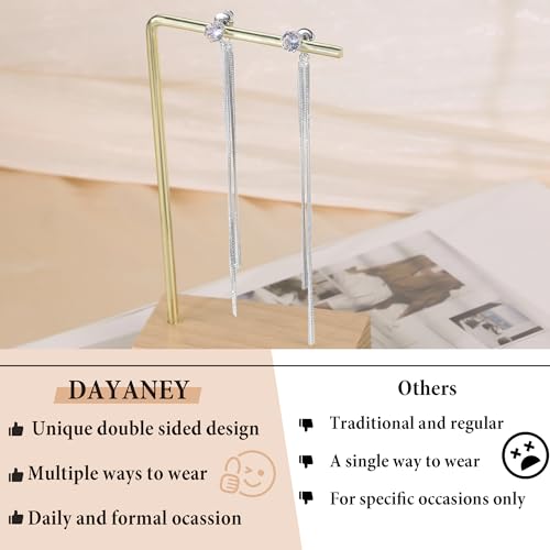 5% Off DAYANEY Silver Gold Prom Earrings Women - Image 5