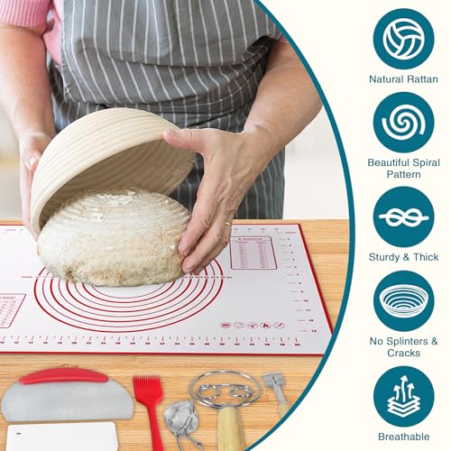 50% Off Aliggbent 28Pcs Sourdough Bread Baking Kit - Image 4