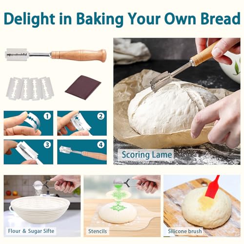 50% Off Aliggbent 28Pcs Sourdough Bread Baking Kit - Image 7