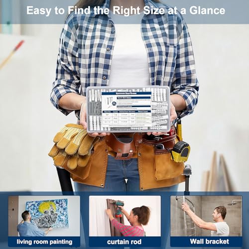 50% Off Kviceo 264PC Drywall Anchor & Screw Kit - Image 7