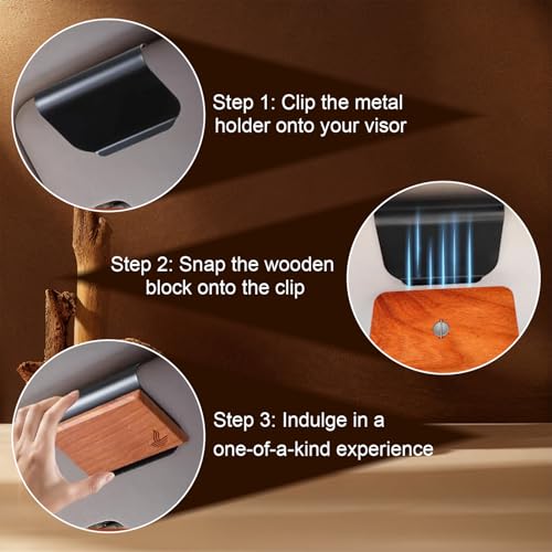 50% Off UILSPNG Wood Car Air Freshener Pack of 3 - Image 4
