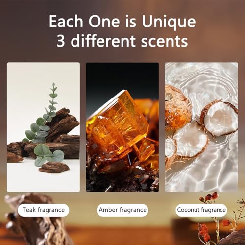 50% Off UILSPNG Wood Car Air Freshener Pack of 3 - Image 5