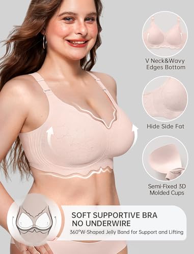 50% Off OEAK Women's Scalloped Push Up Bra - Image 3