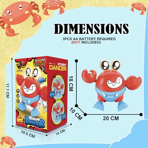 Save 50% with Code GI8MMSCY on Dancing Crab Baby Toy - Image 3