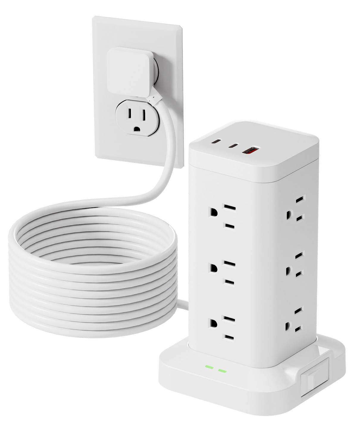 45% Off 15-in-1 Power Strip Tower with USB-C Fast Charging - Image 1