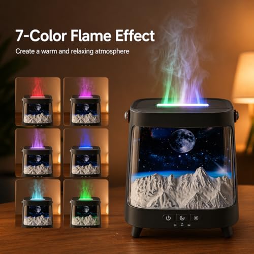 Save 45% on Starry Flame Aroma Diffuser with Remote - Image 5