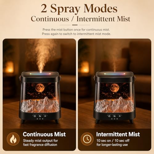 Save 45% on Starry Flame Aroma Diffuser with Remote - Image 7