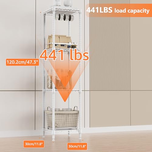 60% Off IZEUK 4-Tier Steel Storage Shelf, Only $19.99 - Image 5