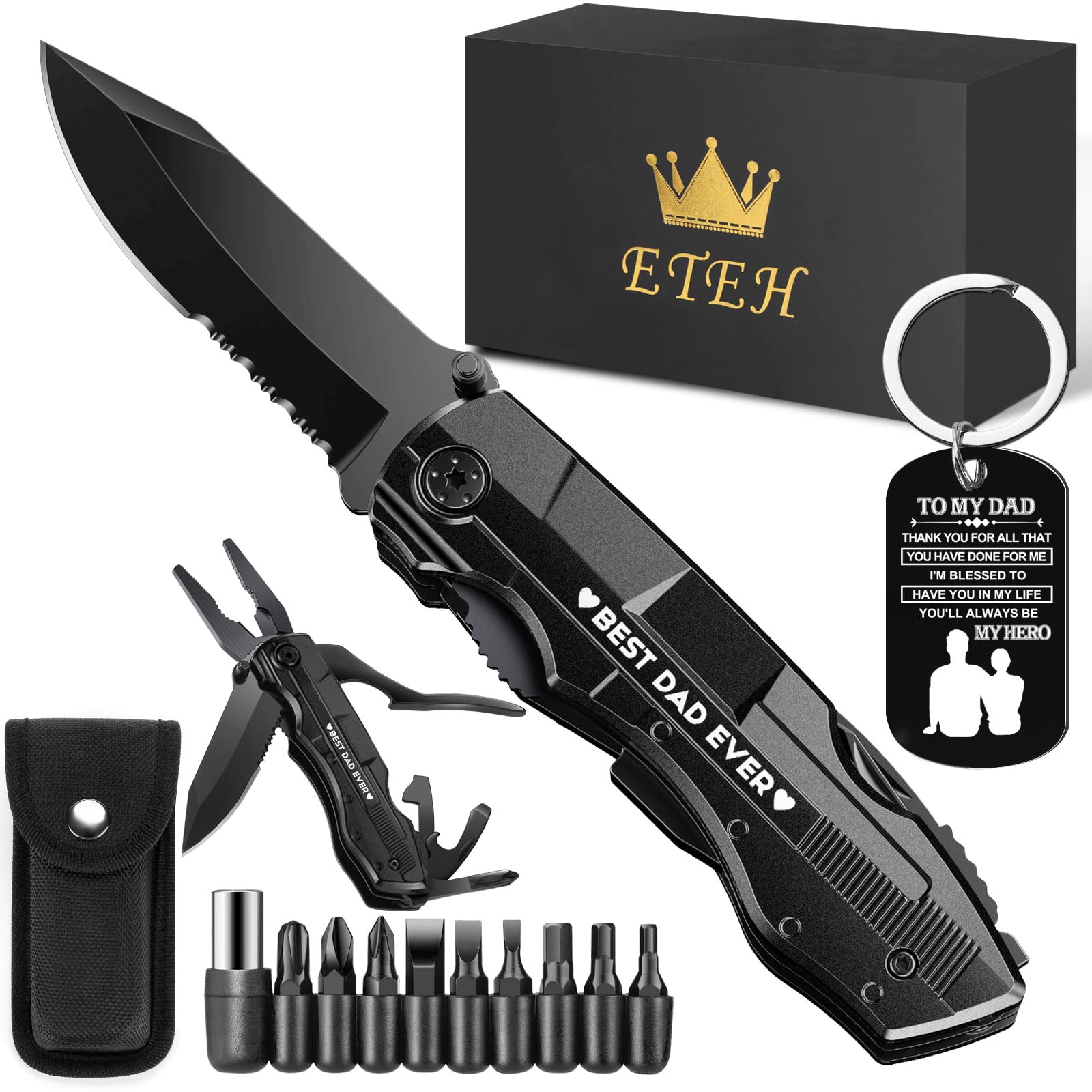 68% Off ETEH Multi-Tool Knife – Gift for Dad, Camp & More