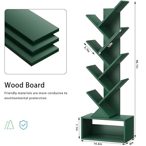Up to 65% Off SHEEPAM 9-Tier Tree Bookshelf - Image 4